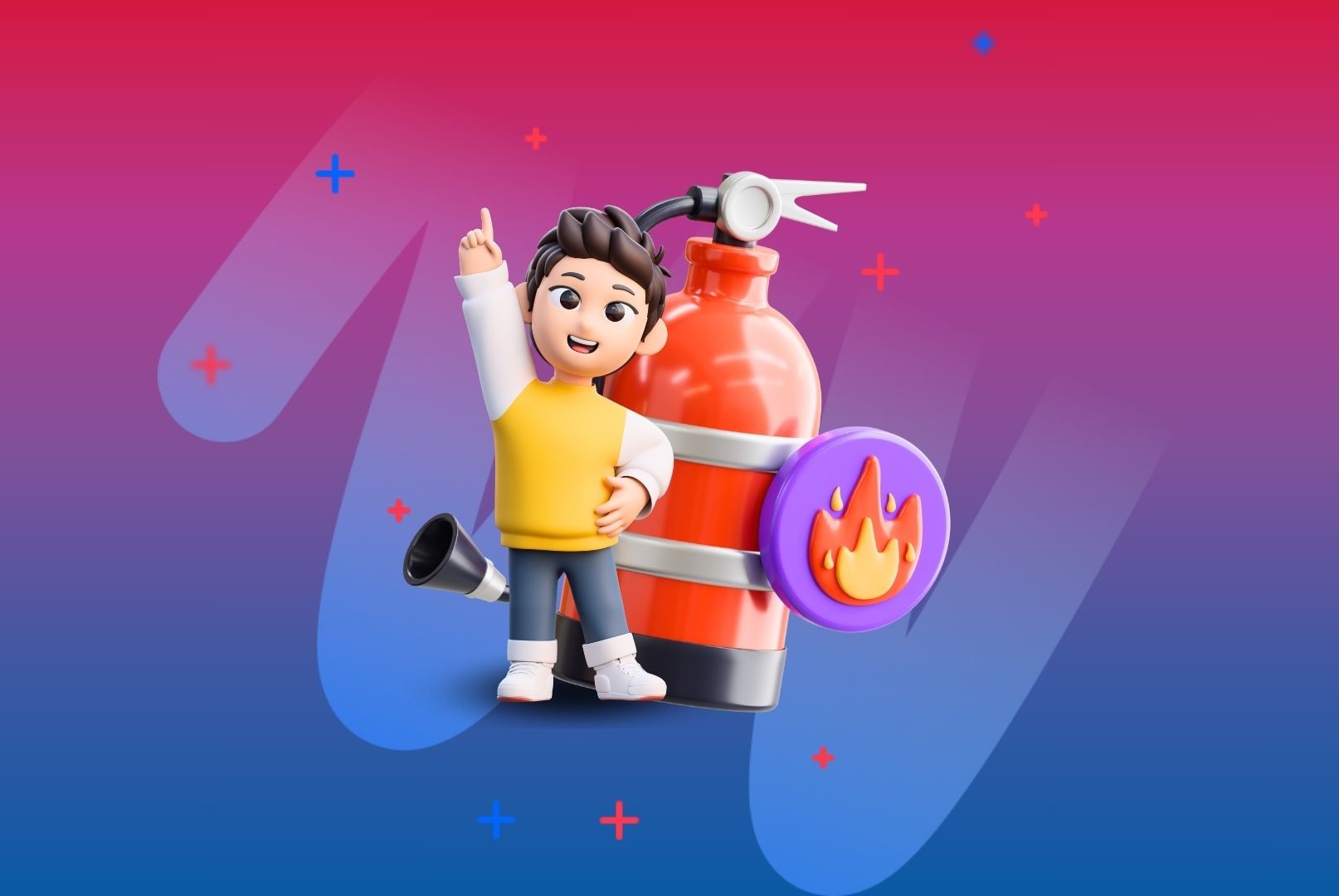 Как ребенку действовать при пожаре